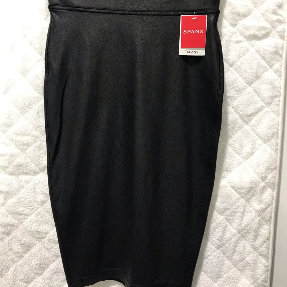 Spanx Faux Leather Spanx pencil Skirt Small